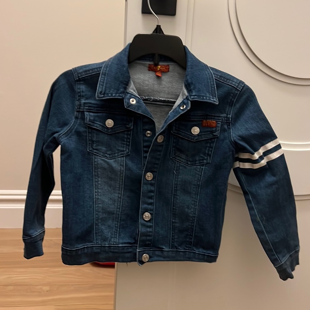 Denim 7for all mankind jacket , boys 4y